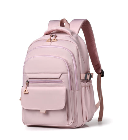 Mochila Multi-camadas Impermeável e Estilosa Oxford de Grande Capacidade Simples para Estudantes, Viajantes e Uso Diário
