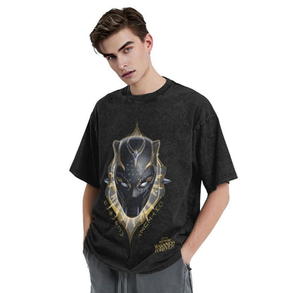 Men's Frgrt T Shirt Black Panther 100% Cotton Clothing Humorous Short Sleeve Crew Neck Tee Shirt 6XL T-Shirts