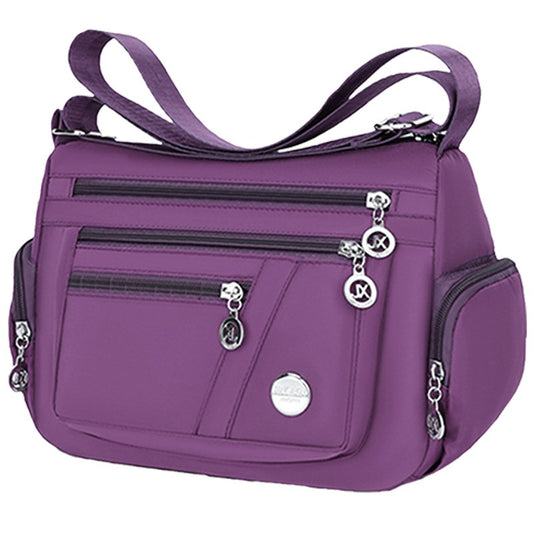 Fashionable Multi-Pocket Large Capacity Bag, Can Be Worn on One Shoulder or Diagonally, Casual and Versatile