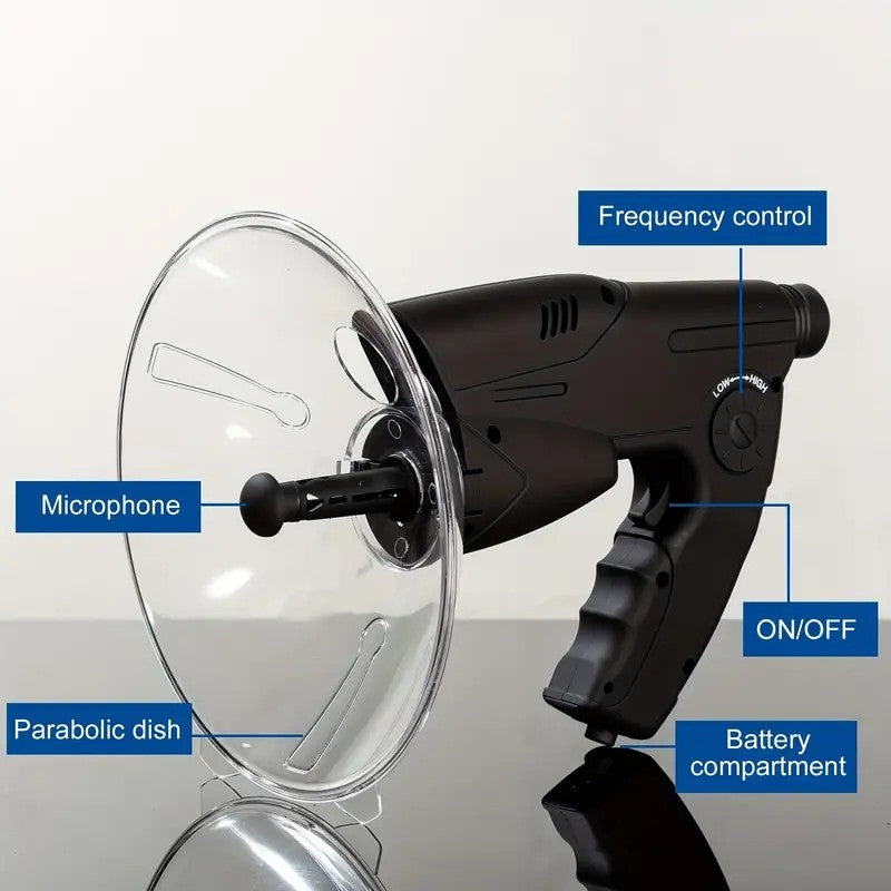 Telescópio Monocular para Observação de Pássaros 8X Com Microfone Fácil de Usar para Iniciantes Sem Bateria Prisma Bak4 Ipx4 à Prova D'água para Gravar Pássaros