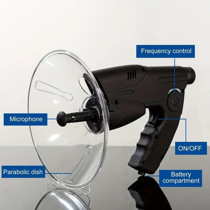 Telescópio Monocular para Observação de Pássaros 8X Com Microfone Fácil de Usar para Iniciantes Sem Bateria Prisma Bak4 Ipx4 à Prova D'água para Gravar Pássaros
