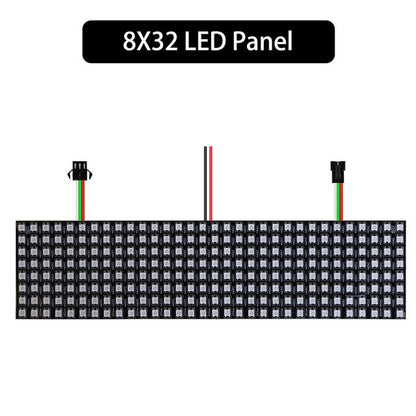 1~5Pcs WS2812B 8x8 16x16 RGB LED Digital Flexible Individually Addressable Panel Screen WS2812 8x32 Smart Pixel Module Matrix 5V