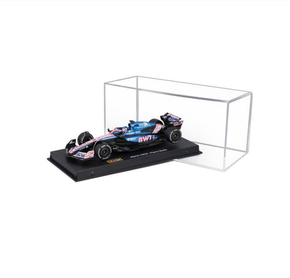 Bburago 1:43 F1 BWT Alpine Modelo Com Capacete 2025 Miniatura de Liga Carro de Corrida de Fórmula Brinquedo MCL39 W16 SF25 RB21 Japonês