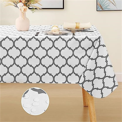 Kitinjoy Rectangular Tablecloth PVC House Table Cloth Waterproof Table Mat For Coffe Table Banquet Decoration Dining Table Cover