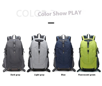 Mochila de Caminhada 40L para Acampamento ao ar livre, Escalada, Viagem, Bolsa para Computador, Masculina e Feminina, Mochilas Esportivas de Grande Capacidade