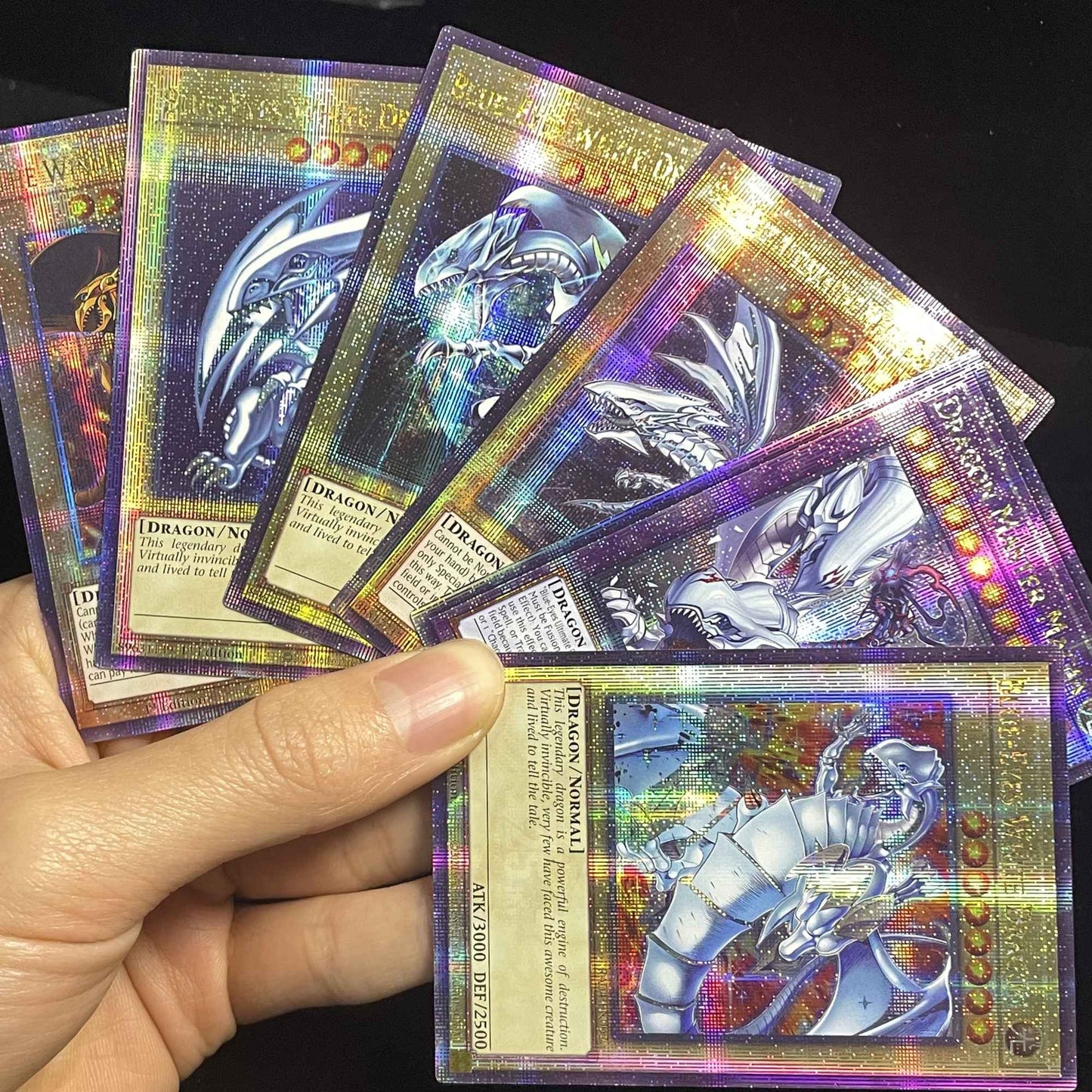 YuGiOh!! Carta FOIL QCSCR Série BLMR DRAGÃO ARMADO DAS TREVAS/I:P MASQUERENA/SUPER POLIMERIZAÇÃO/BEM-VINDA LABYRINTH YGO TCG 1ª Edição