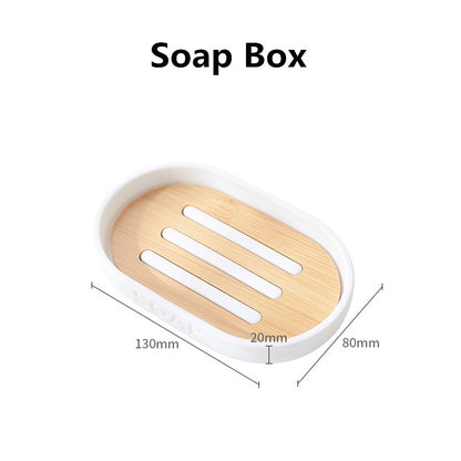 1x Acessórios de Banheiro Saboneteira Garrafa para Louça Lixeira de Banheiro Porta-Escova de Dentes Copo Suporte para Loção Escova Sanitária