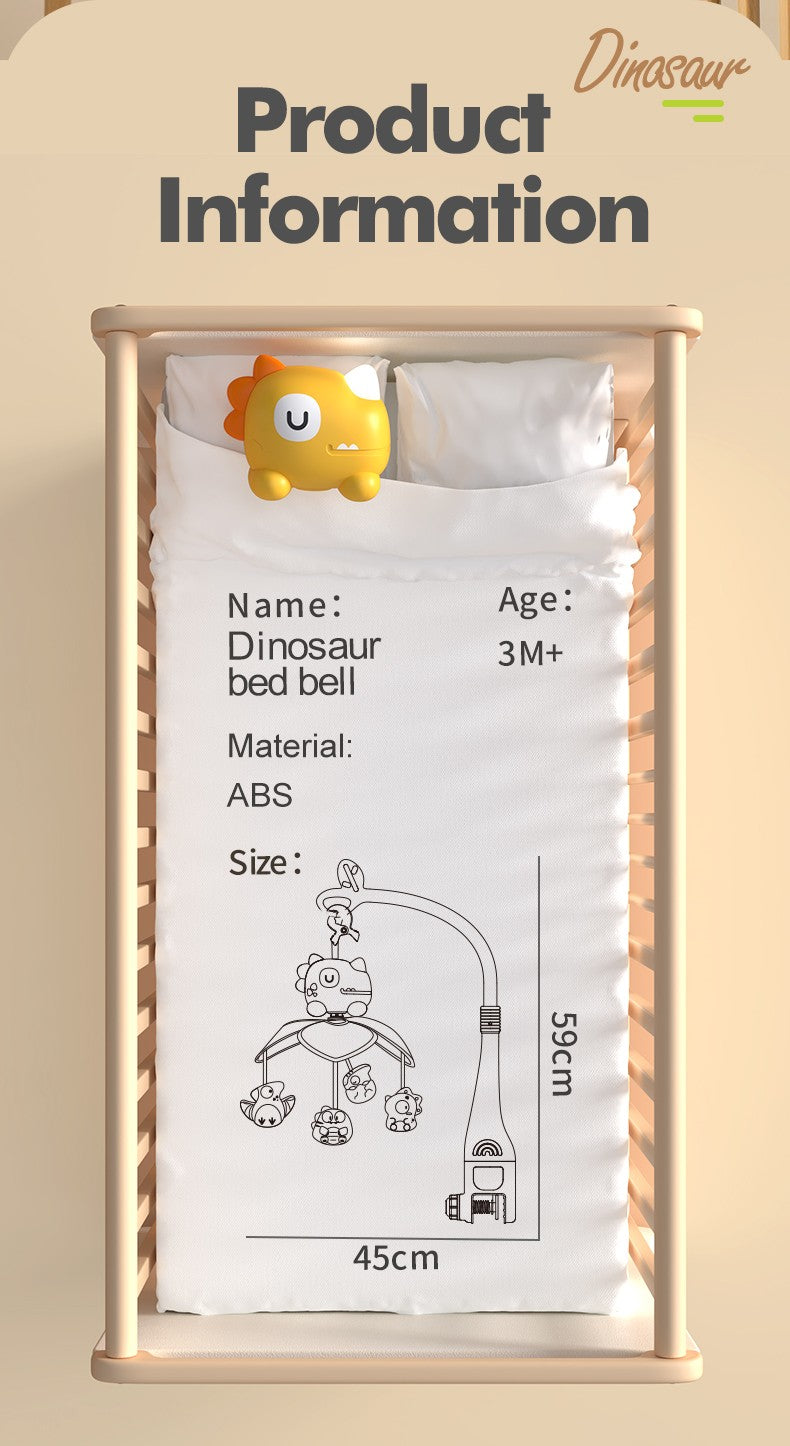 Hanging Bell Baby Stroller Bed Clip Safety Seat Hand Bell Pendant Colorful Multifunctional Soft Toys Stroller Mobile 0-12 Gift