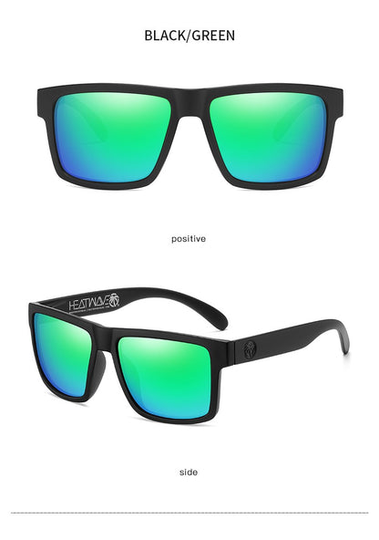 2024 NEW High quality luxury Heat Wave brand Polarized sunglasses square Conjoined lens Women men sun glasses UV400