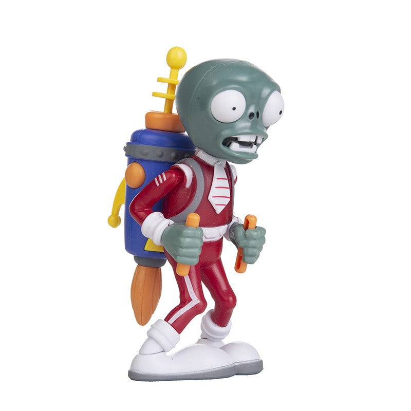 Plantas vs Zumbis Anime Bonecos de Ação Disparervilha Obstáculo Zumbi Pirata Figura de Ação Modelo de Cola Dura Jogo de Batalha Presente Infantil