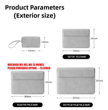Laptop Sleeve Case 13 14 15 15.6 Inch For Huawei HP DELL Liner Sleeve Bag For Macbook Air Pro 13 13.6 M4 Notebook Bags Men Women