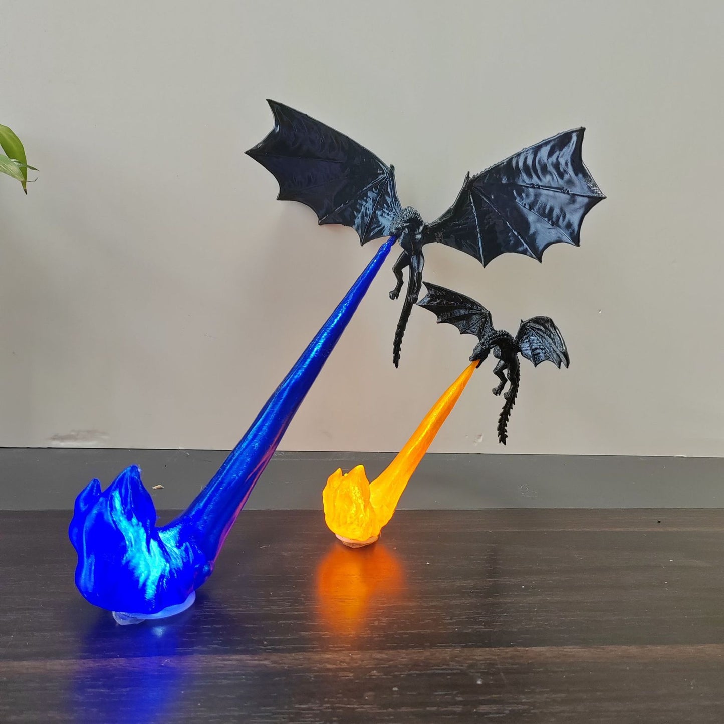 Dragon Flame Decor 3D Dragon Flame Book Nook Flying Fire Dragon Statue Unique Christmas Birthday Gift for Dragon Lovers Home USe
