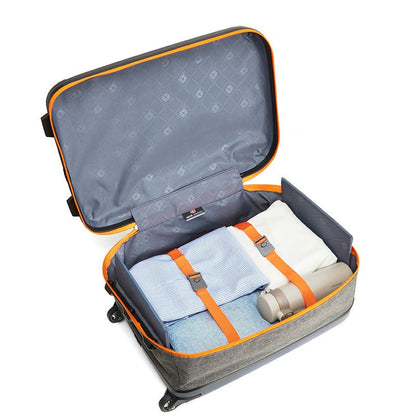Nova mala de viagem dobrável, design multifuncional de 20 polegadas, para embarque e negócios, com senha