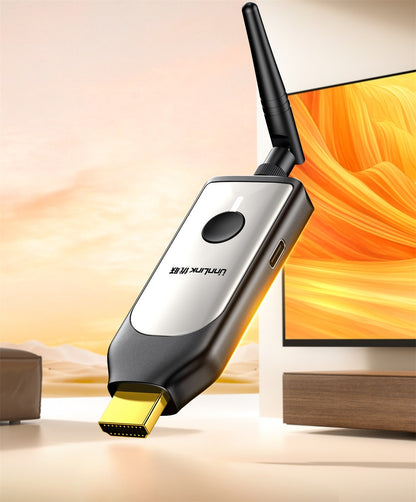 Unnlink Extensor Receptor Sem Fio HDMI 4K 150M para Celular Tablet Notebook PC para TV Adaptador Espelho 4K 30Hz/1080P 60Hz
