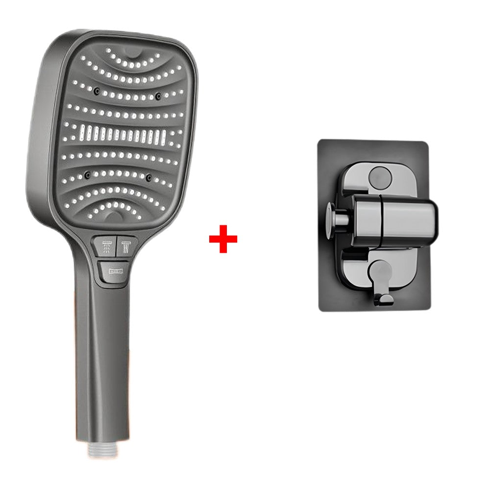Chuveiro Turbo Pressurizado com 8 Modos, Painel Grande de 12cm, Chuveiro Econômico, Chuveiro com Filtro em ABS Reforçado à Prova de Explosão