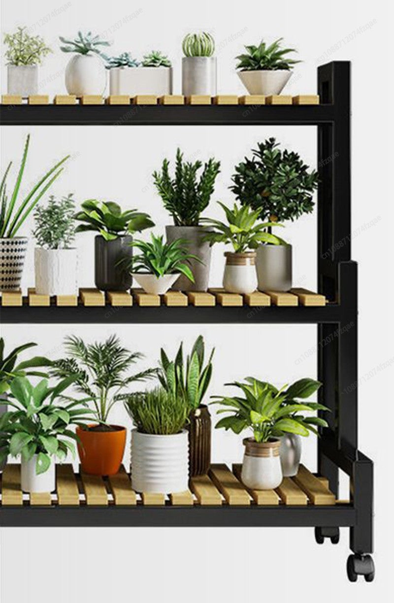 Floor-standing Plant Stand, Flower Stand, Flower Shelf, Planter Rack, Storage Organizer, Display  Garden, Balcony, 2, 3, 4Tier