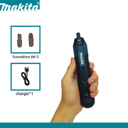 Furadeira/Parafusadeira Elétrica Sem Fio Makita - Furadeira Elétrica Recarregável de 1300 mAh Ferramenta de Desmontagem Multifuncional