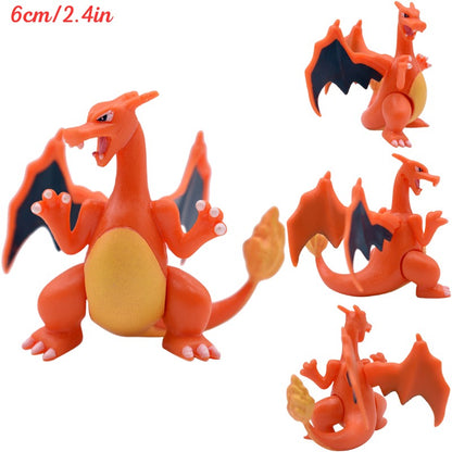 Pokemon Figure Toys Mega Charizard X Y Lugia Dialga Palkia Zekrom PVC Figurine Aggron Treecko Chespin Greninja Model Dolls Gifts