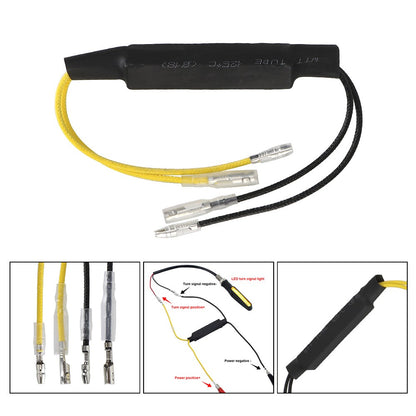 Indicator Load Resistor 12V 21W Solve Blinker Error 26 Ohm LED Turn Signal lights Fault Decoder Motorcycle Flasher