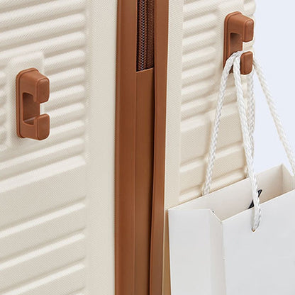 Conjunto de Bagagem de 20/24/28 Polegadas, 5 Peças de Bagagem ABS com Nécessaire e Bolsa de Mão Leve 2,6KG para Viagens em Família e Férias