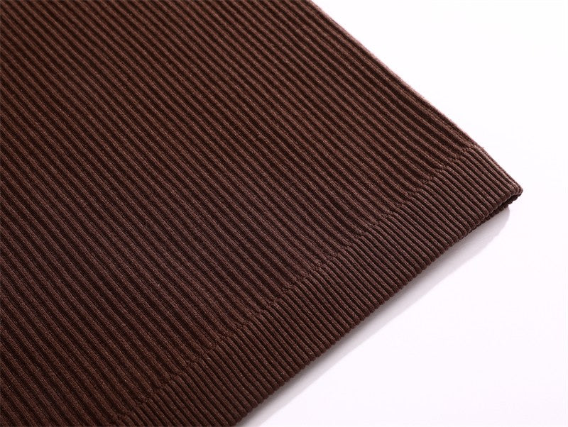 Women's High Waist Ribbed Striped Mini Skirt Tight Night Club Party Pencil Skirt Casual Short Skirt Sexy Solid Color Bodycon New