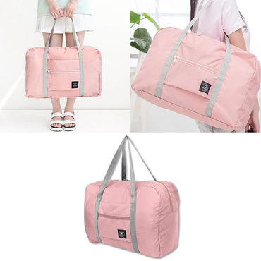 1pc Large Capacity Fashion Travel Bag Carry On Waterproof Foldable Travel Bags Gym Bag Multi-functional Clothes Storage Bag