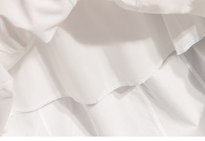 Korean Style Casual Versatile Long Skirt Plus Size Skirts Women 2025 Autumn New Fashionable High Elastic Waist A Line Skirt