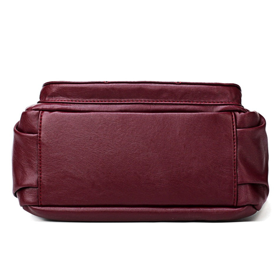 2 Layers Genuine Brand Leather Shoulder Messenger Luxury Handbags Women Bags Designer High Quality Crossbody Bags for Women Sac