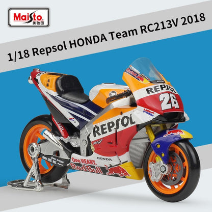 Maisto 1:18 Honda Repsol Honda Team Rc213v 2018 Simulação Liga Gp Modelo de Moto Peça de Exibição Colecionável