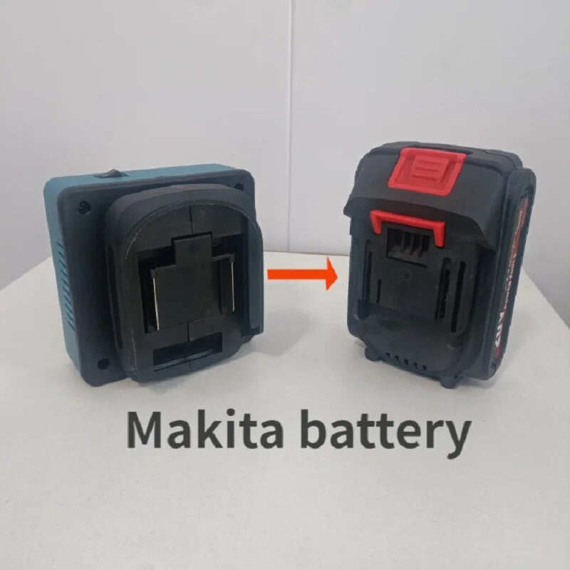 Banco de Potência Inversor com Bateria de Lítio, AC220V/DC5V/21V Ferramenta Elétrica Transformadora Inteligente Multifuncional para Uso Externo e Doméstico