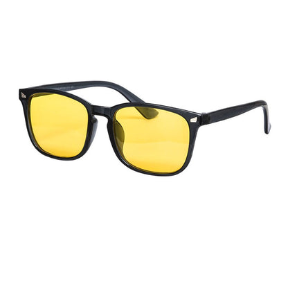Men’s glasses blue light blocking computer glasses Orange Yellow clear lenses glasses light blue Eyeglasses 3 blocking rate