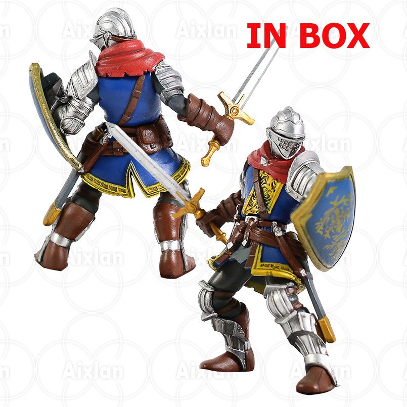 Boneco Dark Souls de 19 cm Heróis de Lordran Siegmeyer Cavaleiro Negro Faraam Artorias PVC Boneco Dark Souls Modelo Brinquedos Infantis