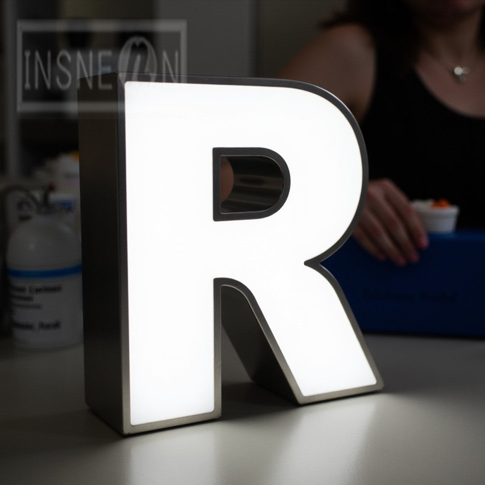 Luminous Letters Custom Logo Led Acrylic Signs Business Light Letter Advertising Luxury Brand Metal Sign Neon Wall Signboard 3d