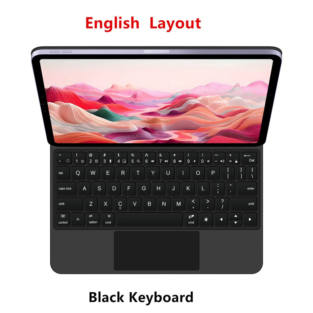 Capa Smart Magnetic Book Folio Magic Keyboard para iPad 11ª 10ª Geração 2025 iPad A16 11ª 11" A3354 A3355 A3356 A2696