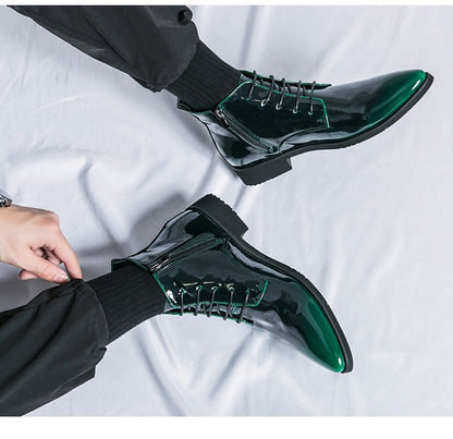 Classic Retro Dress Men's Monk Leather Shoes With Pointed Toe Buckle Business Office Wedding Soft Comfortable Men's Shoes