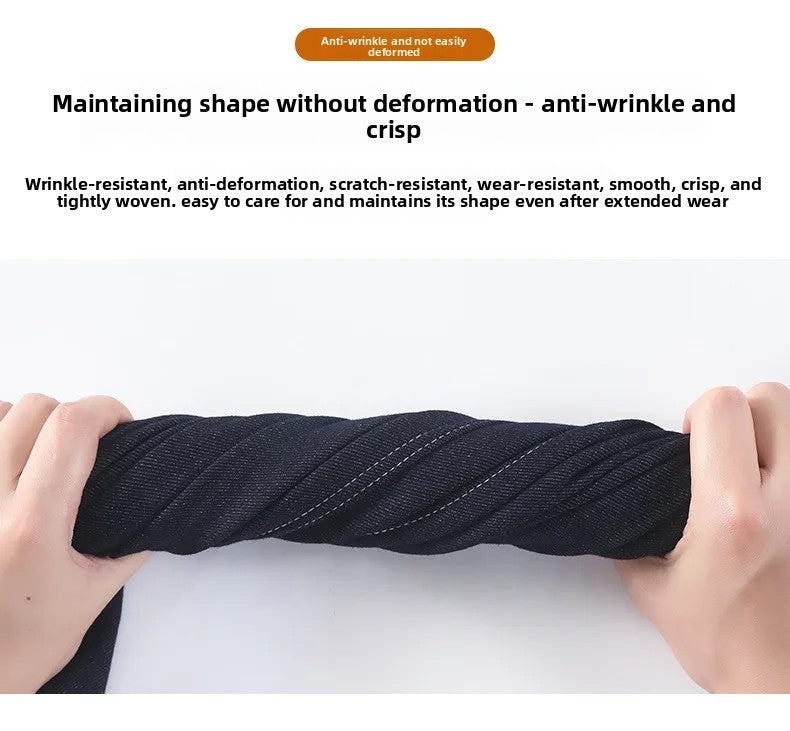 High Waist Straight Leg Jeans Loose Slimming Wide Leg Pants Fashionable Versatile Draping Lengthening Leg Appearances Floor-Leng