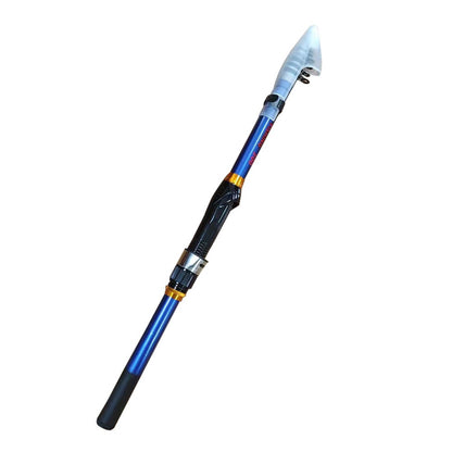 Vara de pesca telescópica de carbono leve 1.5M-3M, acessórios de ferramenta de pesca ao ar livre para pesca noturna e pesca ao ar livre