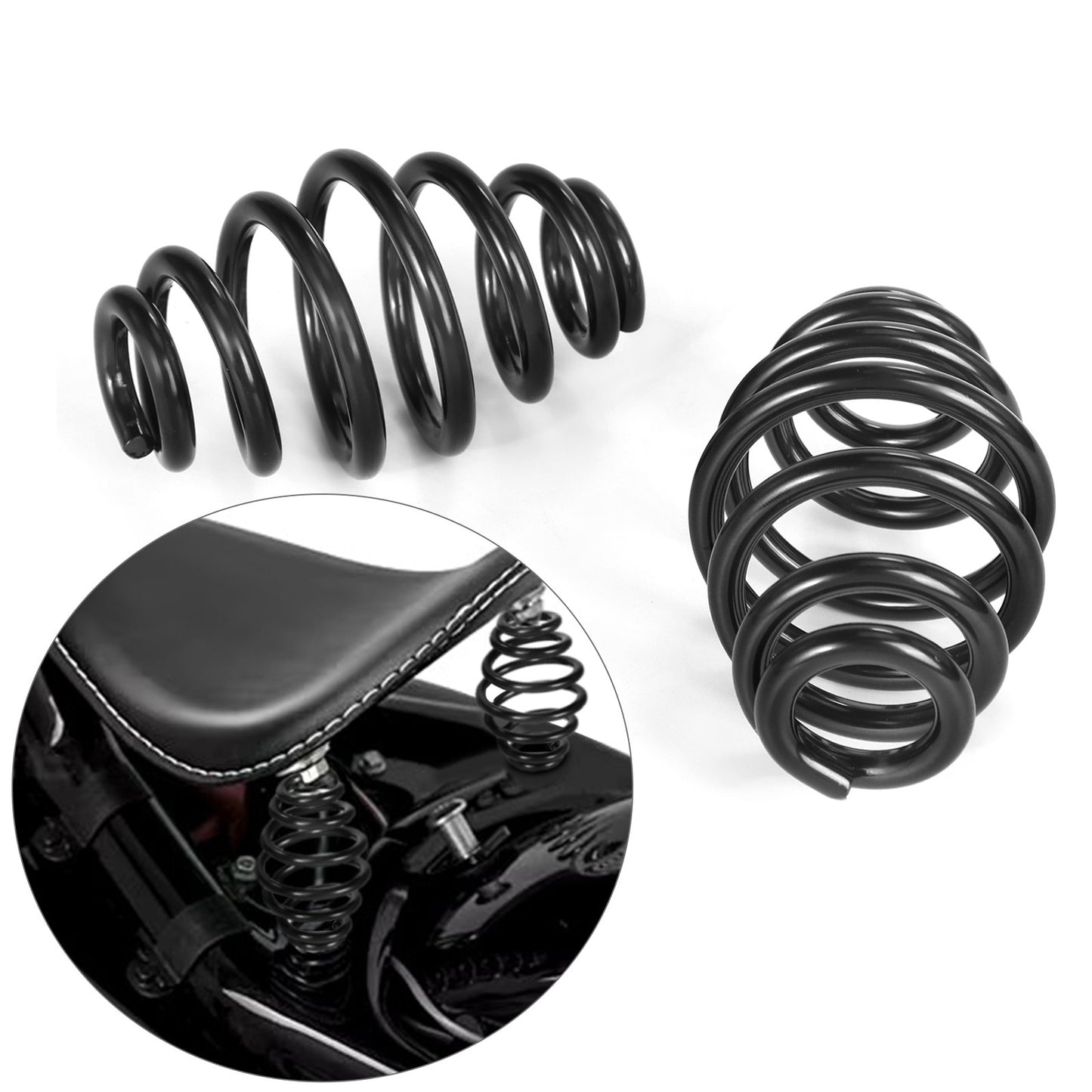 Assento Solo Selim Assento com Mola para Harley Dyna Fatboy Sportster Softail XL1200 XL883 Bobber Chopper XL 883 1200