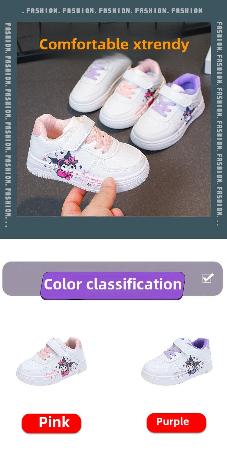 Sanrio children's sneakers girls boys shoes Casual basketball Kid Running Fashion Sports 1 and 5 year old girls Shoes Gift
