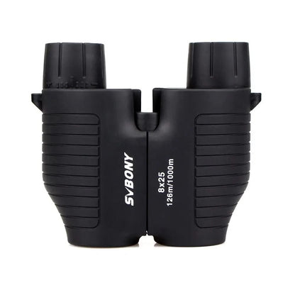 Svbony F9323A 8x25 Binóculos Porro Foco Fixo Preto Telescópio Caminhada Acampamento Observação de Pássaros
