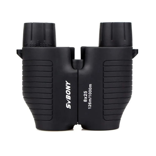 Svbony F9323A 8x25 Binóculos Porro Foco Fixo Preto Telescópio Caminhada Acampamento Observação de Pássaros