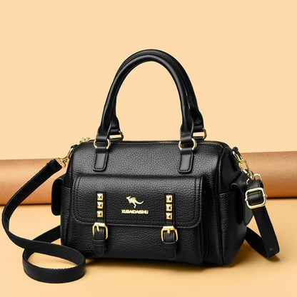 Luxury Designer Soft Pu Leather Shoulder Crossbody Messenger Bags for Women 2026 High Quality Casual Ladies Purses and Handbags