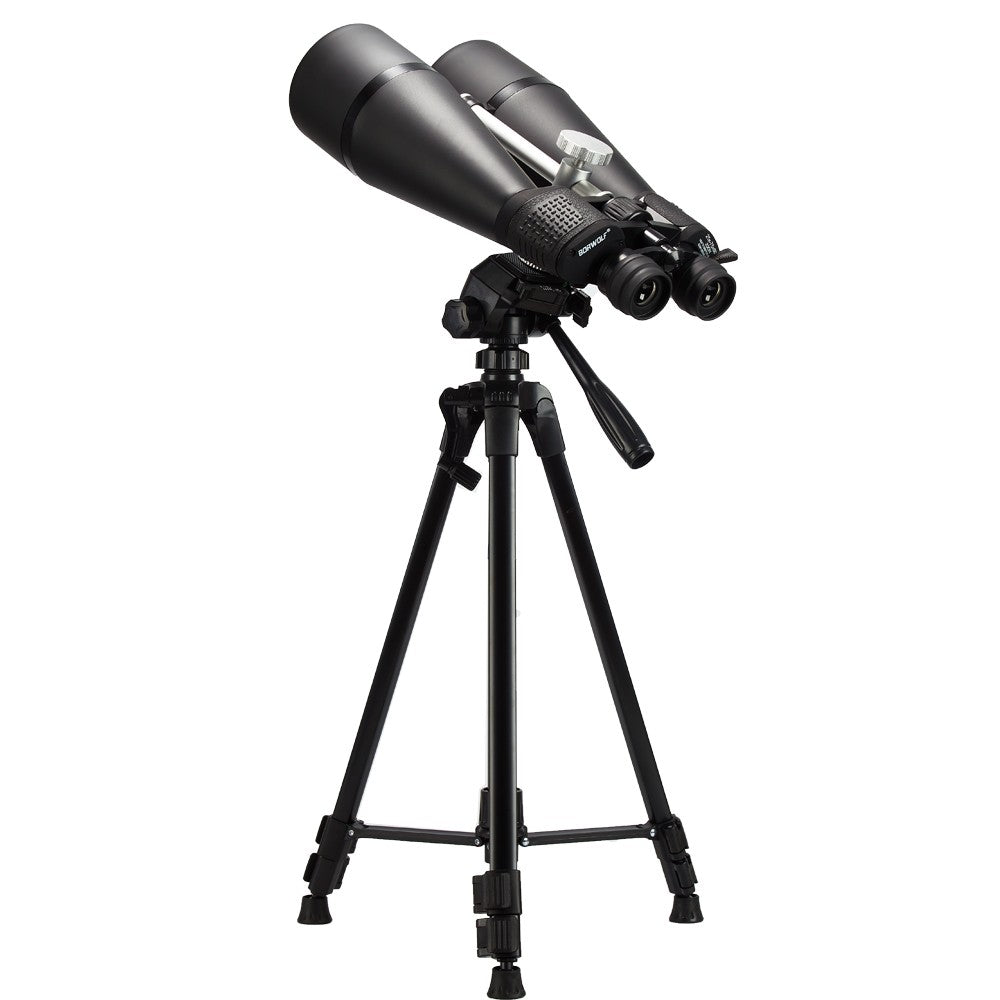 Novos Binóculos BORWOLF 2024 25-75X80 Alta Definição à prova d'água Militar Telescópio para Observação de Pássaros Caminhada Caça Esportes