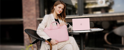 Laptop Briefcase Bag for 2025 MacBook Air Pro M5 M4 M3 M2 M1 13 13.3 14 15 15.6 16 inch HP Dell Lenovo Asus Notebook Sleeve Case