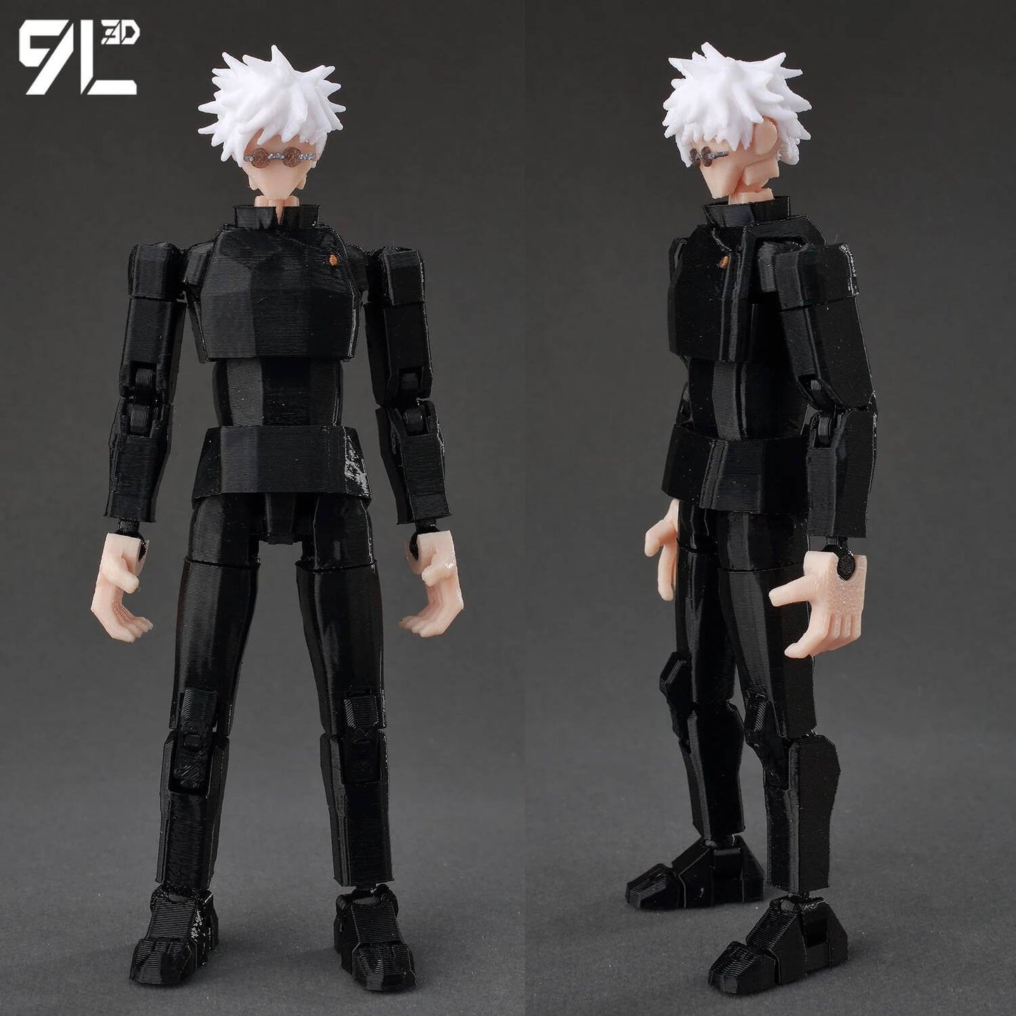 9L3D Anime Impresso Jujutsu Kaisen Sukuna Yuji Yuta Satoru Gojo Bonecos Sorte Dummy 13 Articulados para Modelagem Brinquedos Manequins