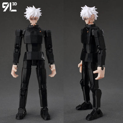 9L3D Anime Impresso Jujutsu Kaisen Sukuna Yuji Yuta Satoru Gojo Bonecos Sorte Dummy 13 Articulados para Modelagem Brinquedos Manequins