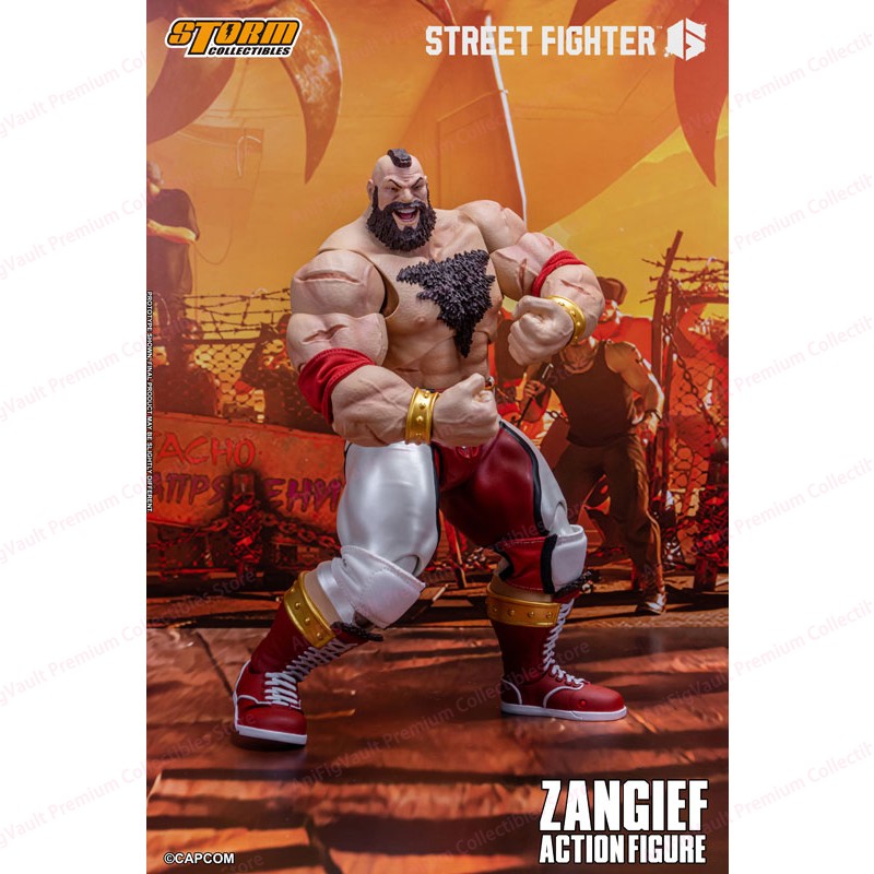 Original Storm Toys Street Fighter 6 Zangief In Stock Action Collection Figures Model Customized Gifts Toys Child
