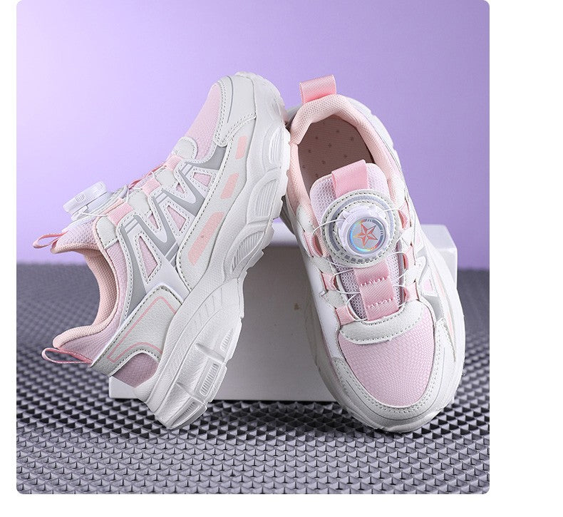 Hot Sell Children Shoes Size 28-39 Boys Fashion Sneakers Girls Sport Running Shoes Kids Breathable Casual Trainers Outdoor Shoes