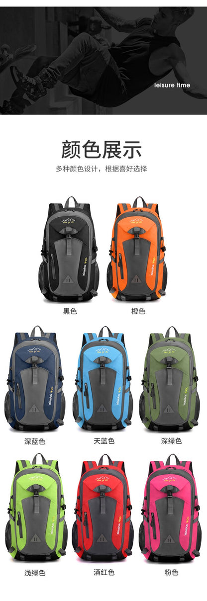Nova Mochila Masculina de Nylon Impermeável Casual para Viagem ao Ar Livre Mochila Feminina para Caminhada Acampamento Montanhismo Bolsa Esportiva Juvenil