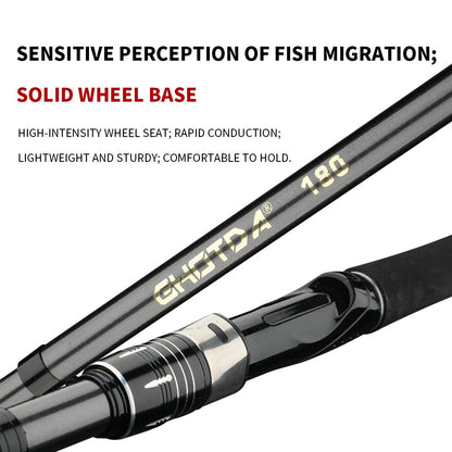 Portable Mini Sea Rod 33cm Closed Length Carbon Fiber Spinning Rod Travel Fishing Pole Rock Rod
